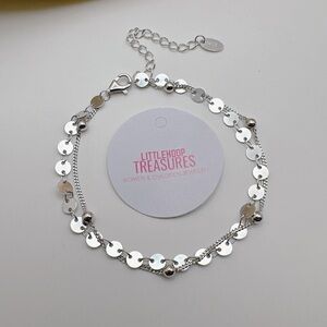 S925 sterling silver dainty tennis bracelet